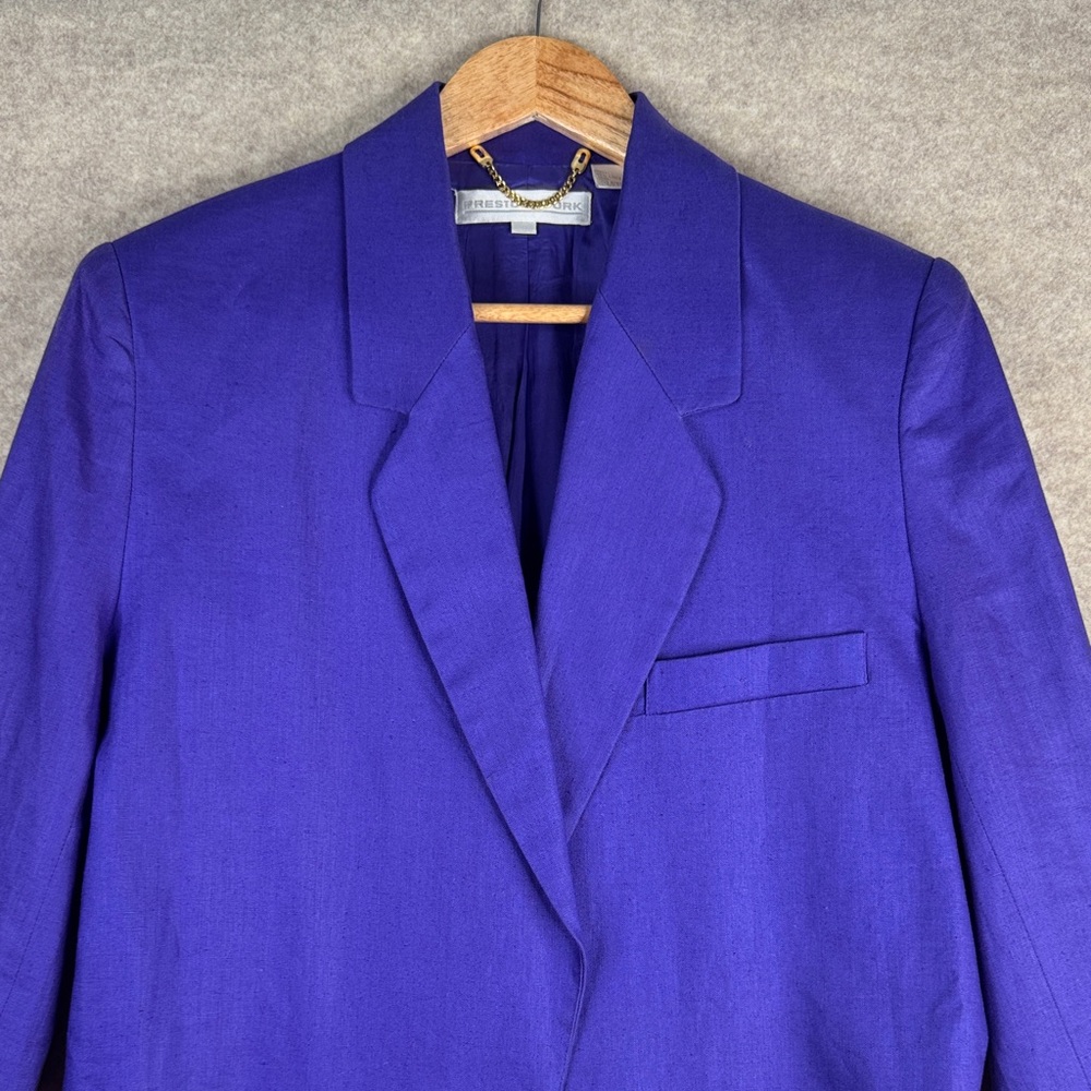 Preston & York Bold Purple Women's Blazer